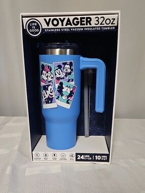 NIB Mickey Tumbler - Life Is Good